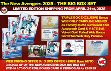 Load image into Gallery viewer, The New Avengers 2025 TRIPLE BOX SET Trading Cards DEAL