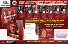 Load image into Gallery viewer, Hammer Horror Platinum BINDER FIRST EDITION
