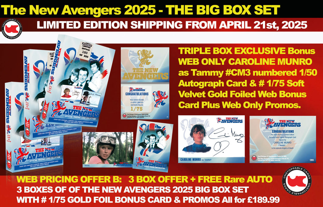 The New Avengers 2025 TRIPLE BOX SET Trading Cards DEAL
