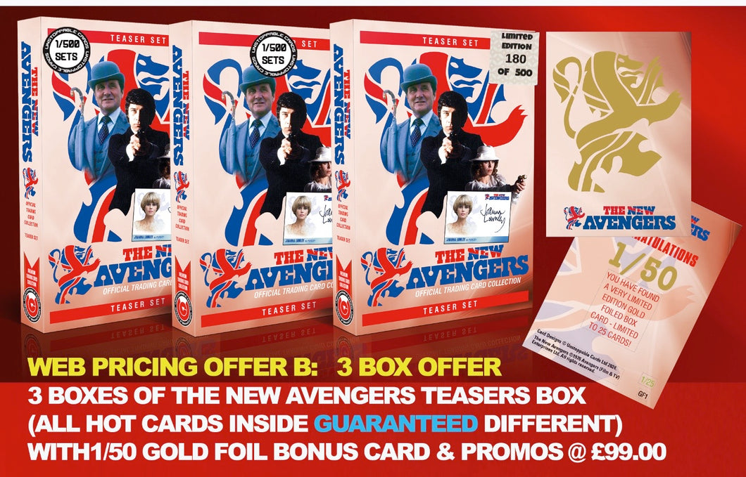 The New Avengers TRIPLE BOX SET DEAL