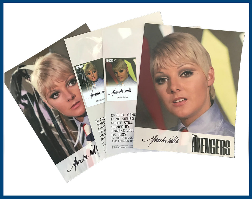 Anneke Wills 1/50 Signed The Avengers 8x10 Photo Still