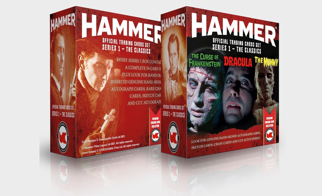 Hammer Horror Series One Autograph Box of Trading Cards